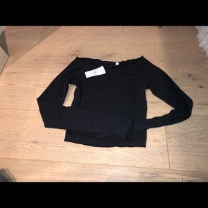 PacSun black long sleeve top